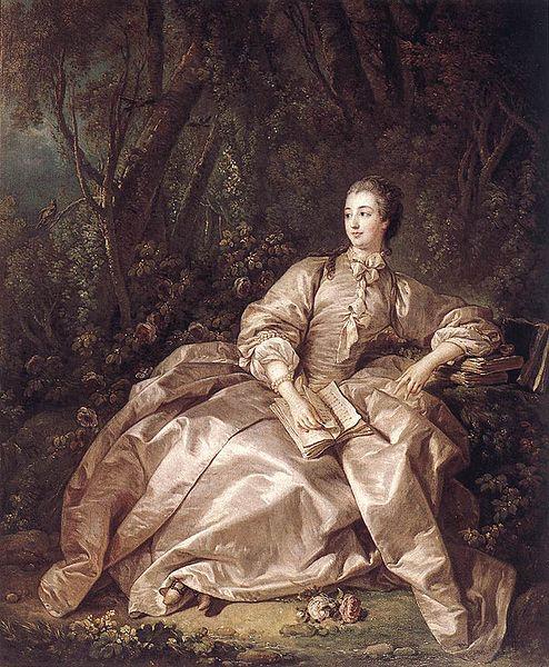 Francois Boucher Mistress of Louis XV Norge oil painting art